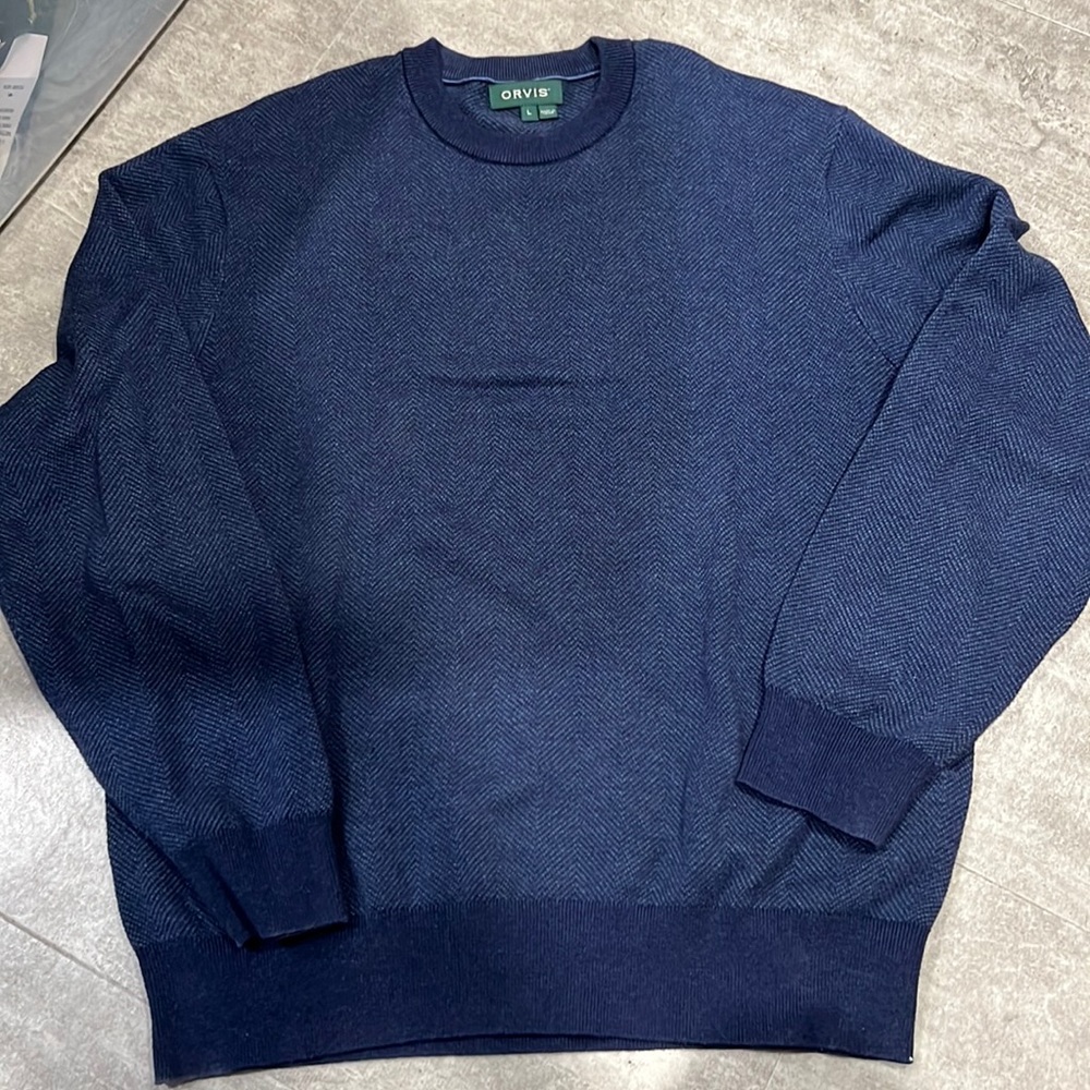 Orvis Cotton, Cashmere, Silk Blend Sweater